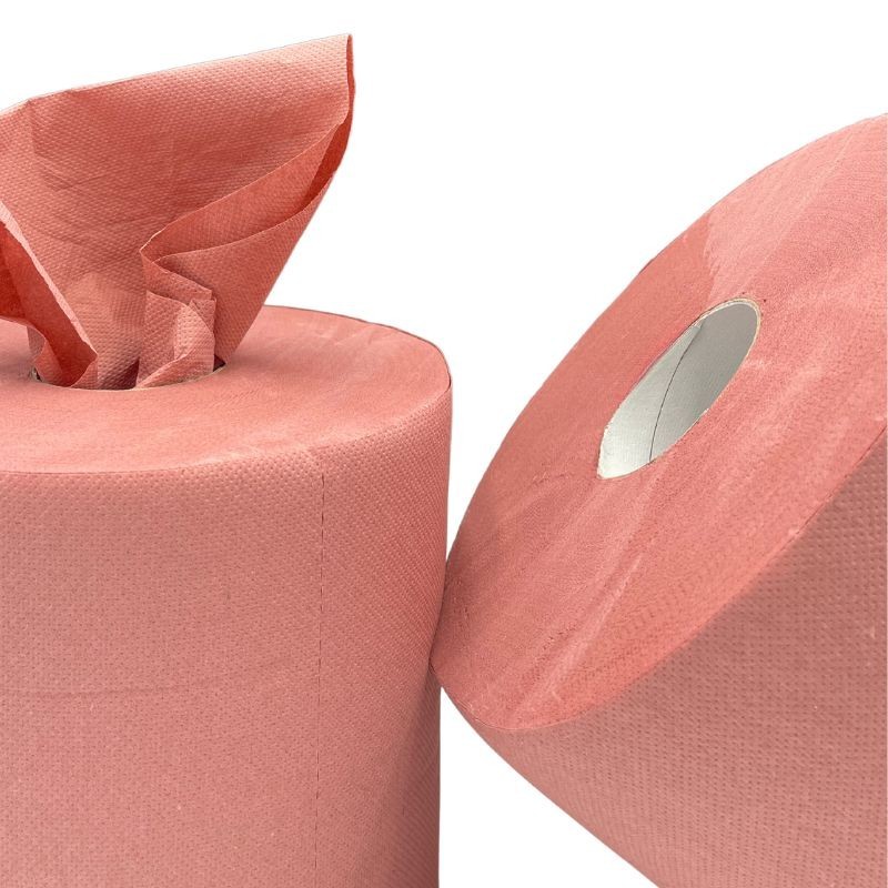 Bobine Chamois 2 plis collés 1000 feuilles - lot de 2 Bobine Chamois 2 plis collés 1000 feuilles - lot de 2
