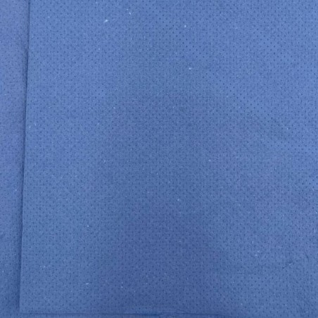 Bobine d'essuyage bleue pure ouate 2 plis 1000 F - lot de 2