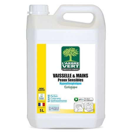 Liquide vaisselle manuel L'arbre Vert - bidon 5L