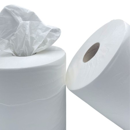 1478 - BOBINE BLANCHE PURE OUATE 1000 F - LOT DE 2