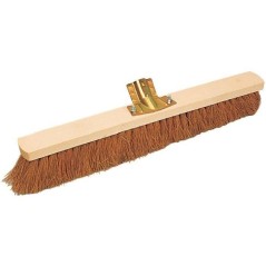 Balai coco - 100 cm - douille métal inclinée