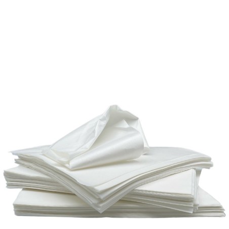 Chiffon non tissé HIGHTEXTRA SMOOTH BLANC 38x30 - CARTON DE 500F A PLAT/BOITE