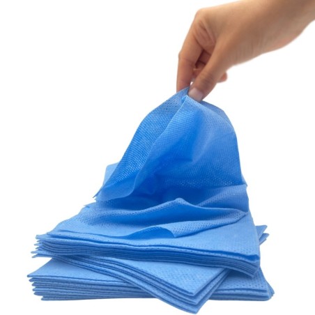 Chiffon non tissé  BUNTCLEAN BLEU 38x30  - CARTON DE 10x35 PCS EN Z SOIT 350F