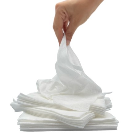 Chiffon non tissé Ecodoux BLANC 38x30 - CARTON DE 2X80