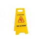 Panneau "Attention sols glissants"
