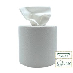 Bobine d'essuyage blanche 450 F