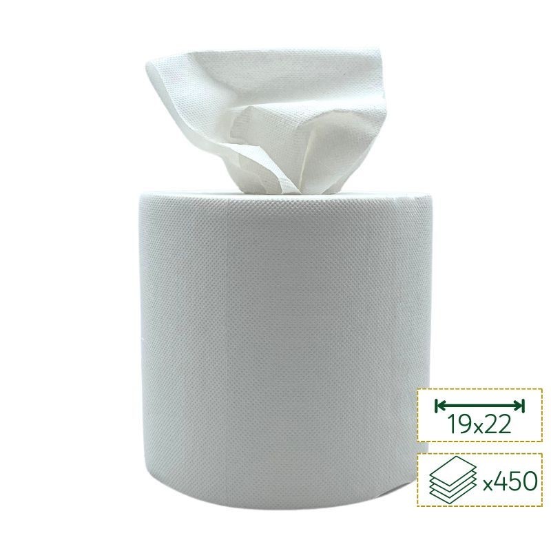 Bobine d'essuyage blanche Bobine d'essuyage blanche