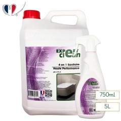 Nettoyant sanitaire 4 en 1 Orlav - bidon 5L