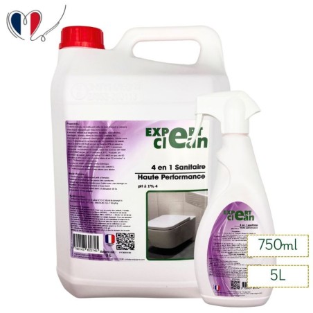 Nettoyant sanitaire 4 en 1 Orlav - bidon 5L