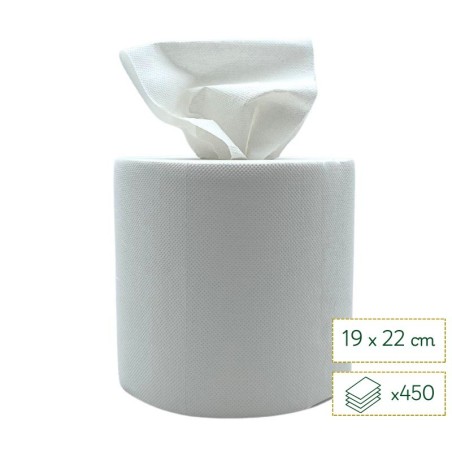 Bobine d'essuyage blanche 450 F
