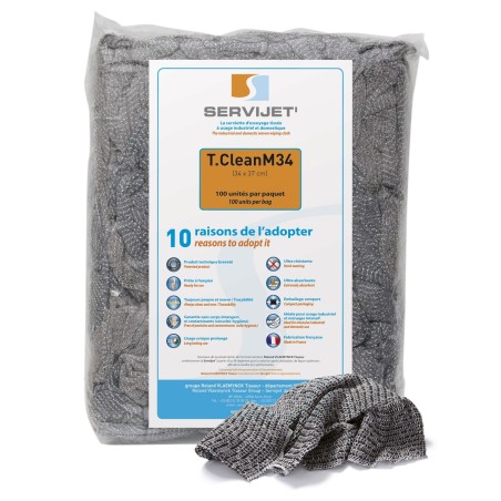 Serviettes d'essuyage tissées