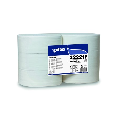 Papier toilette blanc qualité 380 m maxi jumbo 2 plis 6 rouleaux - trimatex