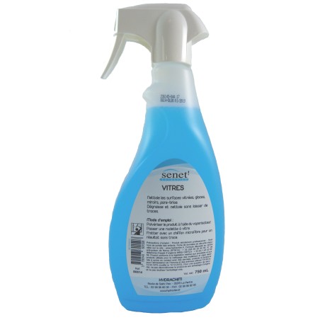Liquide vitres et surfaces modernes Senet - pistolet 750ml