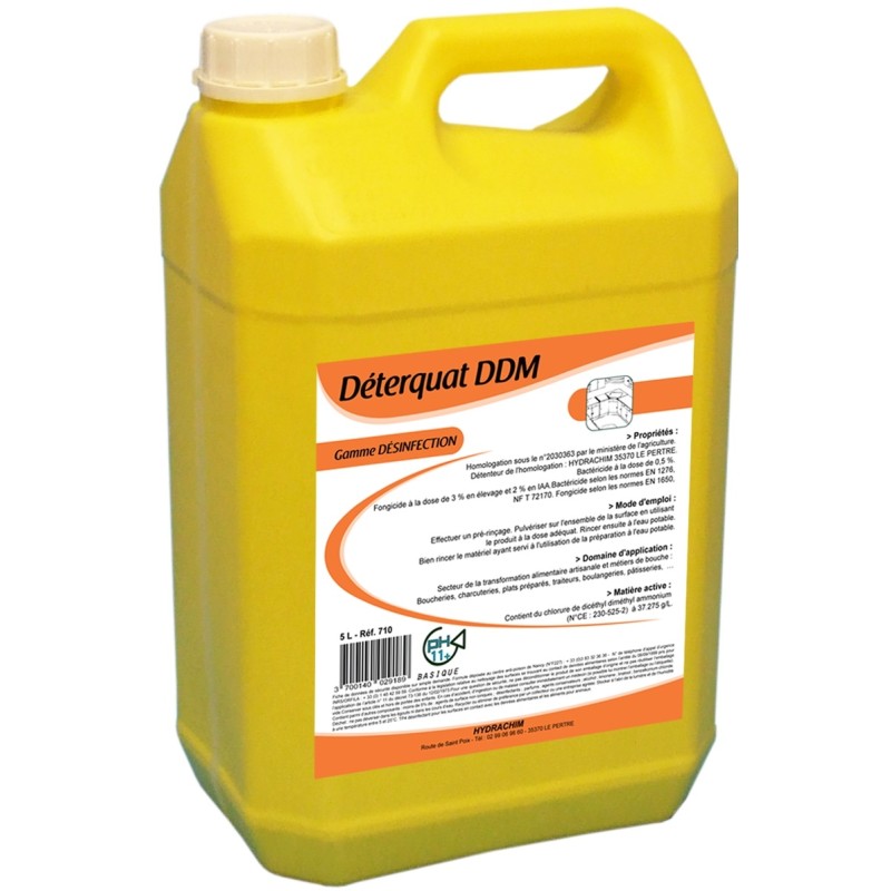 DDM deterquat - super degraissant desinfectant - bidon 5L DDM deterquat - super degraissant desinfectant - bidon 5L