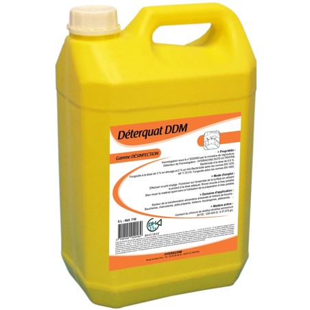 DDM deterquat - super degraissant desinfectant - bidon 5L