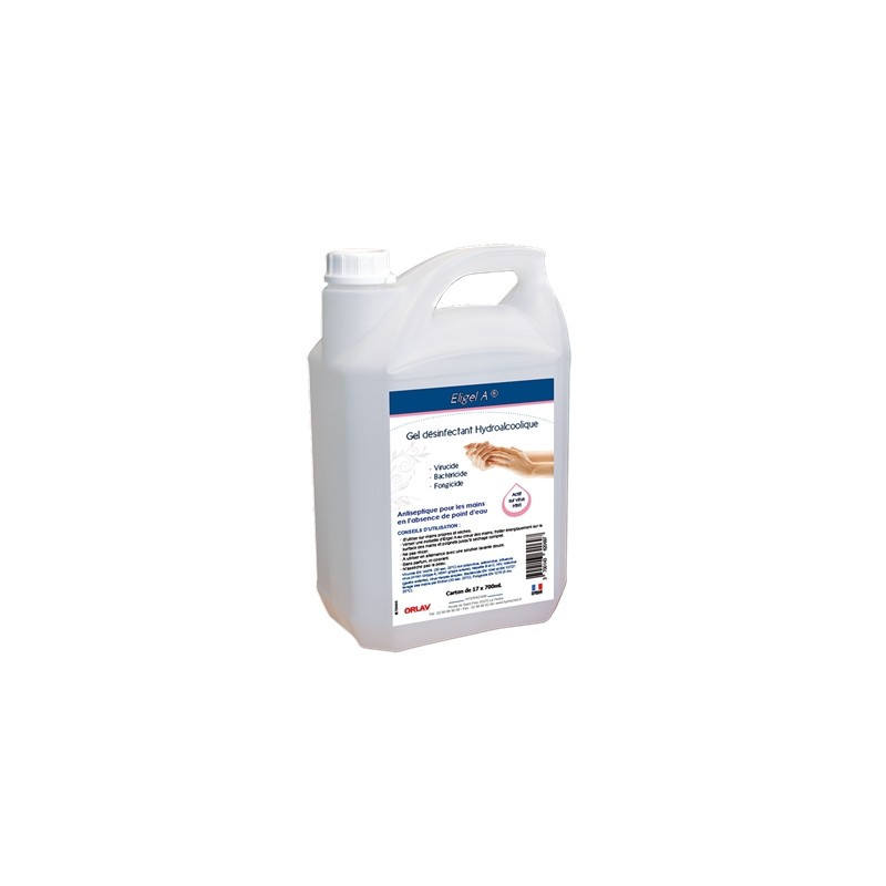 Gel désinfectant hydroalcoolique - eligel A - bidon 5L