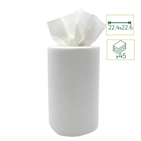 Papier essuie tout d'essuyage pure ouate