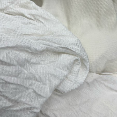 BTR - CHIFFON JERSEY BLANC NON IMPRIME - CARTON