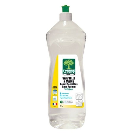 Liquide vaisselle manuel l'Arbre Vert - bidon 1L