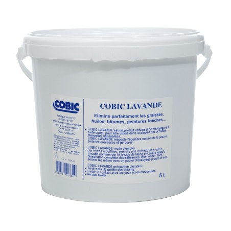 COBS015 - SAVON POUDRE NATUREL COBIC LAVANDE - SEAU 5L